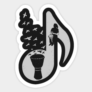 Musical - Djembe Sticker